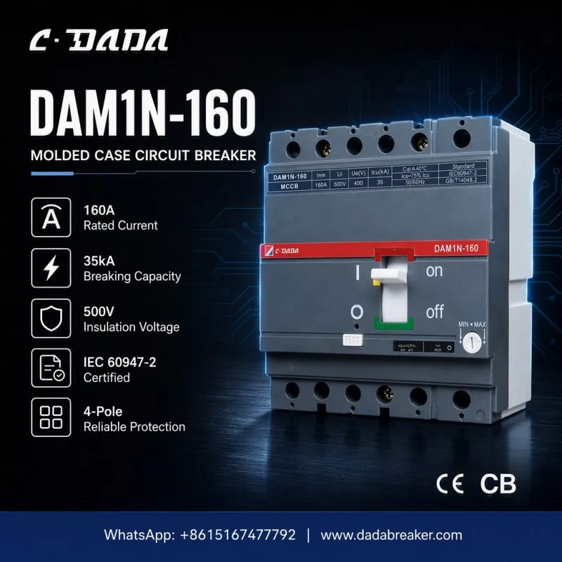 Precision Protection for Industrial Networks: Ang C·DADA DAM1N-160 MCCB