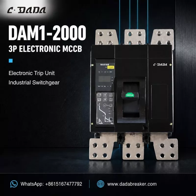 DAM1-2000 3P Electronic MCCB para sa Industrial Switchgear | C·DADA Electric