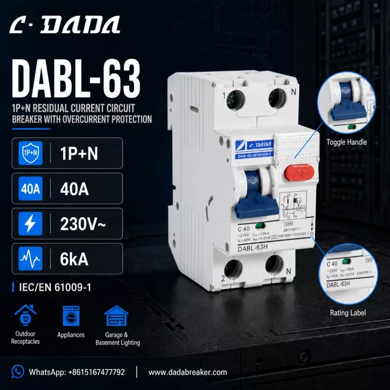 Isang Praktikal na Gabay sa Mga Natitirang Kasalukuyang Circuit Breaker na may Over current na Proteksyon